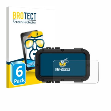 Face avant d’un emballage produit avec le logo de la marque BROTECT. À côté, l’appareil Suunto Nautic est représenté avec la p