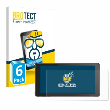 Vorderseite einer Produktverpackung mit dem Markenlogo BROTECT. Daneben ist das Gerät Interphone RideSync mit dem zugehörigen 