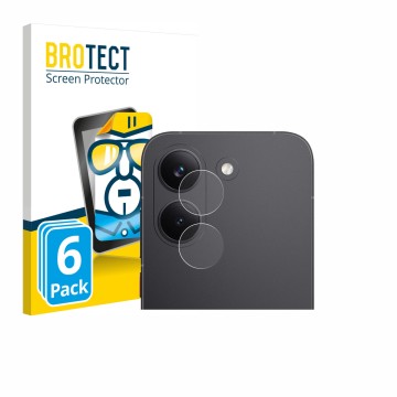 Vorderseite einer Produktverpackung mit dem Markenlogo BROTECT. Daneben ist das Gerät Xiaomi Poco X8 Pro (NUR Kameraschutz) mi