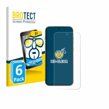 Parte frontale di una confezione del prodotto con il logo del marchio BROTECT. Accanto è raffigurato il dispositivo OnePlus 15