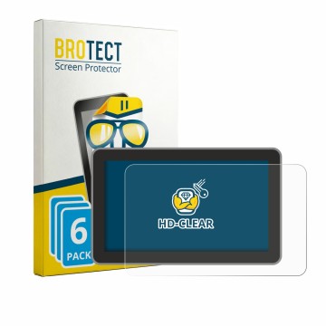 Front side of a product packaging with the brand logo BROTECT. Next to it is the device Bambu Lab H2C shown with the correspon