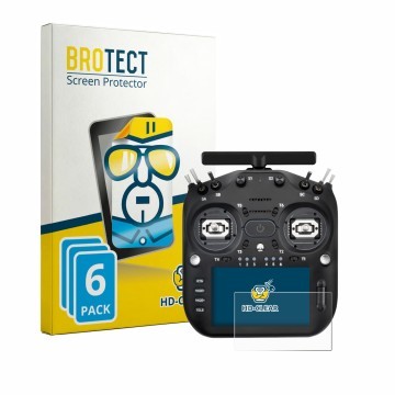 Parte frontale di una confezione del prodotto con il logo del marchio BROTECT. Accanto è raffigurato il dispositivo Radiomaste