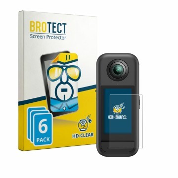 Face avant d’un emballage produit avec le logo de la marque BROTECT. À côté, l’appareil Akaso 360 est représenté avec la prote