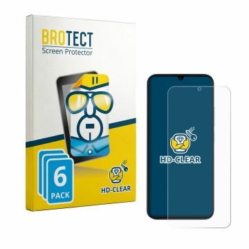 Front side of a product packaging with the brand logo BROTECT. Next to it is the device Redmi R70 5G shown with the correspond