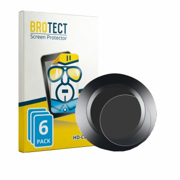 Front side of a product packaging with the brand logo BROTECT. Next to it is the device ZMCVOE Bike Computer shown with the co