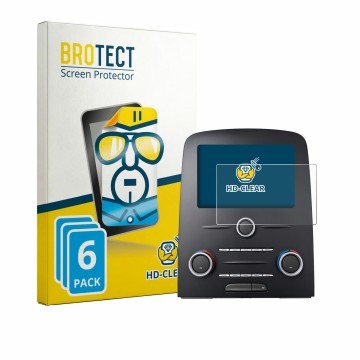Front side of a product packaging with the brand logo BROTECT. Next to it is the device Renault Scenic IV Intens Energy TCe 7