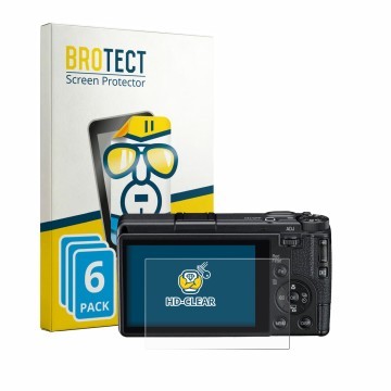 Face avant d’un emballage produit avec le logo de la marque BROTECT. À côté, l’appareil Ricoh GR IV Monochrome est représenté 