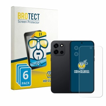 Parte frontale di una confezione del prodotto con il logo del marchio BROTECT. Accanto è raffigurato il dispositivo OnePlus No