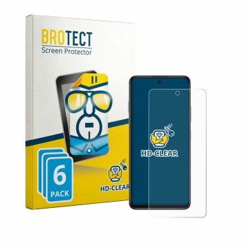 Vorderseite einer Produktverpackung mit dem Markenlogo BROTECT. Daneben ist das Gerät Huawei Enjoy 90m Plus mit dem zugehörige