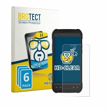 Face avant d’un emballage produit avec le logo de la marque BROTECT. À côté, l’appareil Stonex S60 est représenté avec la prot