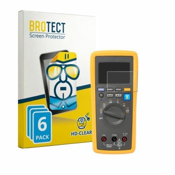 Face avant d’un emballage produit avec le logo de la marque BROTECT. À côté, l’appareil Fluke 3000 FC est représenté avec la p