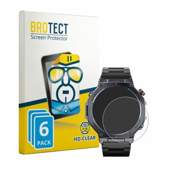 Face avant d’un emballage produit avec le logo de la marque BROTECT. À côté, l’appareil Jugeman V20 1.43