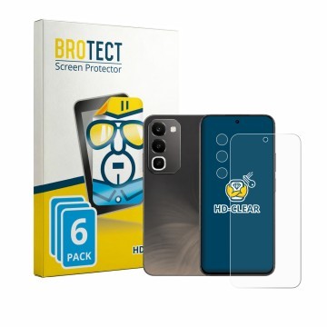 Parte frontale di una confezione del prodotto con il logo del marchio BROTECT. Accanto è raffigurato il dispositivo realme C10