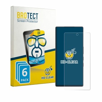 Front side of a product packaging with the brand logo BROTECT. Next to it is the device ZTE Nubia Red Magic 11S Pro Plus shown