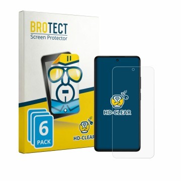 Face avant d’un emballage produit avec le logo de la marque BROTECT. À côté, l’appareil General Mobile Fenix II Pro est représ