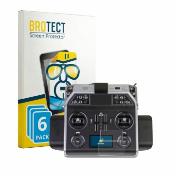Face avant d’un emballage produit avec le logo de la marque BROTECT. À côté, l’appareil Graupner MC-26 HOTT est représenté ave