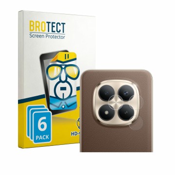 Front side of a product packaging with the brand logo BROTECT. Next to it is the device Xiaomi Redmi Note 15 Pro Plus 5G (ONLY