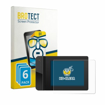 Parte frontale di una confezione del prodotto con il logo del marchio BROTECT. Accanto è raffigurato il dispositivo XP-PEN Sta