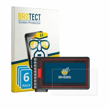 Parte frontal de un envase de producto con el logotipo de la marca BROTECT. Al lado se muestra el dispositivo KINGBOLEN S6 con