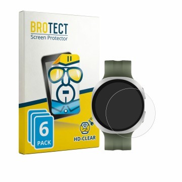 Parte frontale di una confezione del prodotto con il logo del marchio BROTECT. Accanto è raffigurato il dispositivo Samsung Ga