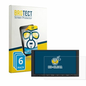 Front side of a product packaging with the brand logo BROTECT. Next to it is the device JBL Legend 700 shown with the correspo