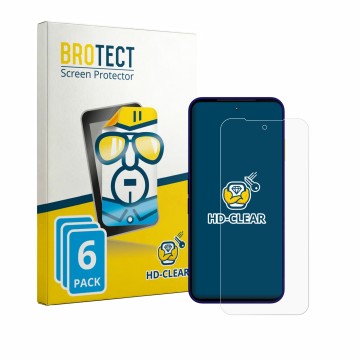 Parte frontale di una confezione del prodotto con il logo del marchio BROTECT. Accanto è raffigurato il dispositivo Fairphone 