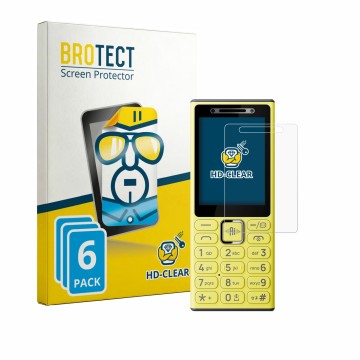 Face avant d’un emballage produit avec le logo de la marque BROTECT. À côté, l’appareil Nokia 200 4G est représenté avec la pr