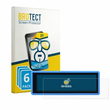 Parte frontal de un envase de producto con el logotipo de la marca BROTECT. Al lado se muestra el dispositivo Waveshare ESP32-