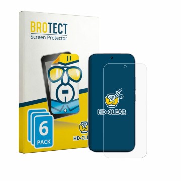 Front side of a product packaging with the brand logo BROTECT. Next to it is the device Xiaomi 17T (case-friendly) shown with 