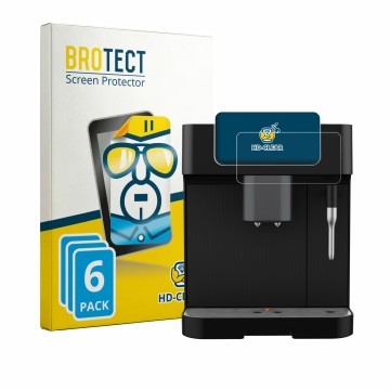 Face avant d’un emballage produit avec le logo de la marque BROTECT. À côté, l’appareil Grundig KVA 6230 est représenté avec l