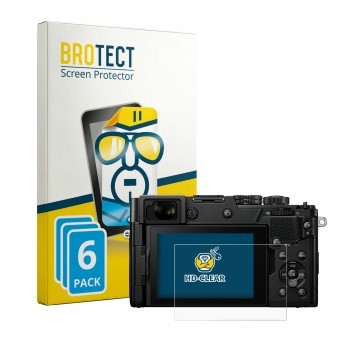 Parte frontale di una confezione del prodotto con il logo del marchio BROTECT. Accanto è raffigurato il dispositivo OM System 