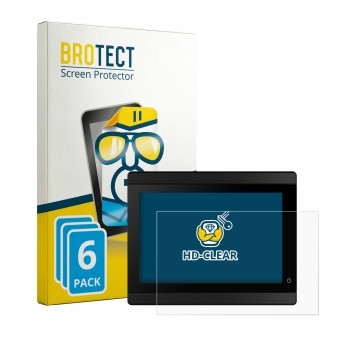 Front side of a product packaging with the brand logo BROTECT. Next to it is the device Garmin GMI 40 shown with the correspon