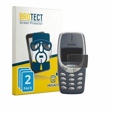 Parte frontale di una confezione del prodotto con il logo del marchio BROTECT. Accanto è raffigurato il dispositivo Nokia 3310