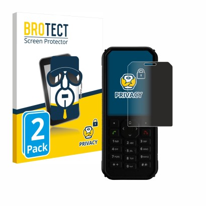 Parte frontale di una confezione del prodotto con il logo del marchio BROTECT. Accanto è raffigurato il dispositivo Caterpilla