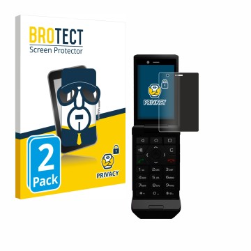 Vorderseite einer Produktverpackung mit dem Markenlogo BROTECT. Daneben ist das Gerät Caterpillar Cat S22 Flip mit dem zugehör