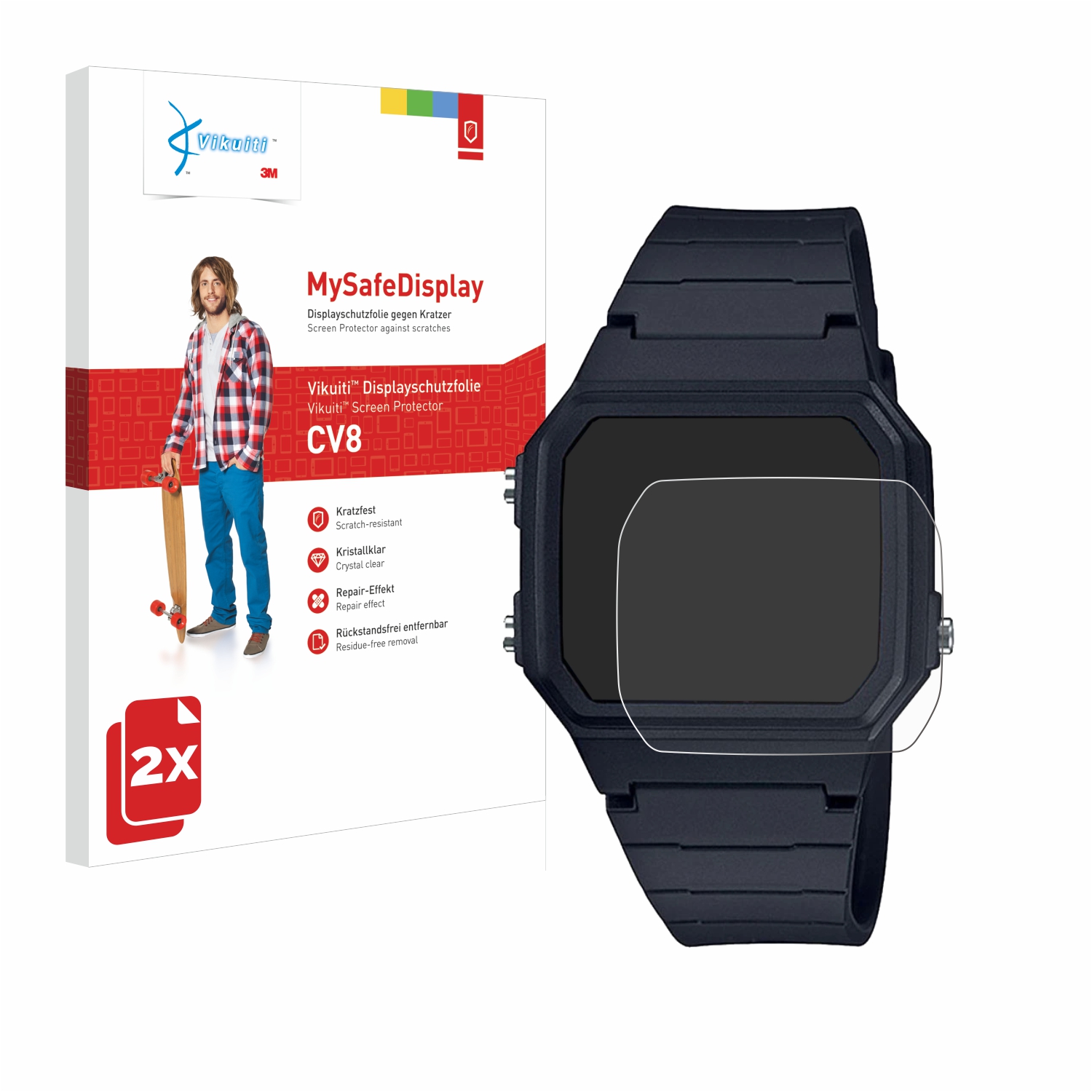 casio f91w screen protector