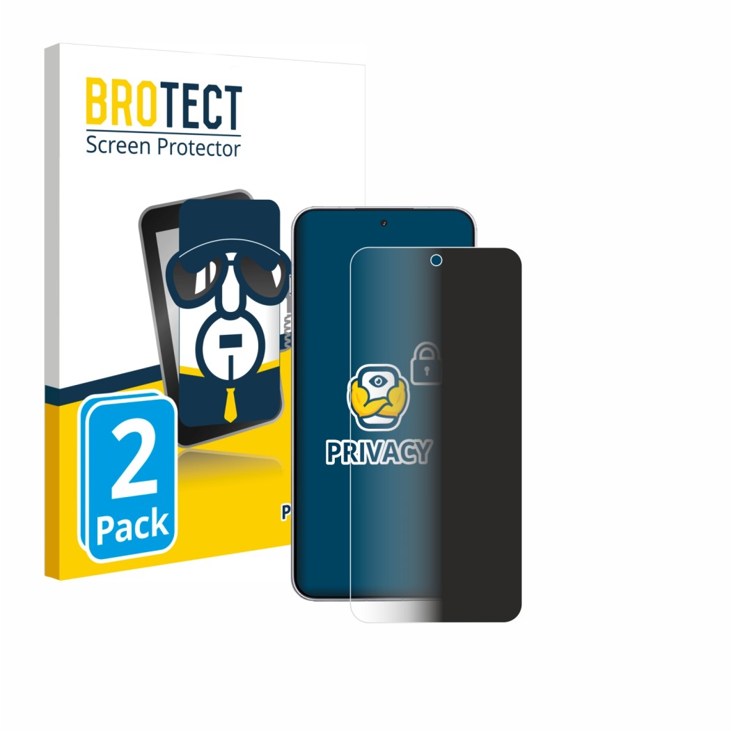 Face avant d’un emballage produit avec le logo de la marque BROTECT. À côté, l’appareil OnePlus 15R est représenté avec la pro