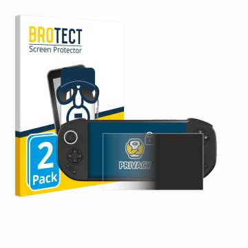 Vorderseite einer Produktverpackung mit dem Markenlogo BROTECT. Daneben ist das Gerät MANGMI Pocket Max mit dem zugehörigen Di