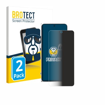 Front side of a product packaging with the brand logo BROTECT. Next to it is the device Oppo Find N6 shown with the correspond