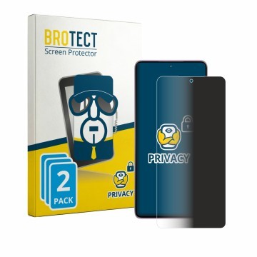 Parte frontale di una confezione del prodotto con il logo del marchio BROTECT. Accanto è raffigurato il dispositivo Motorola M