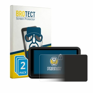 Parte frontale di una confezione del prodotto con il logo del marchio BROTECT. Accanto è raffigurato il dispositivo Atomos Nin