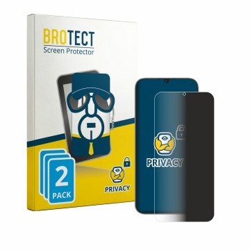 Parte frontale di una confezione del prodotto con il logo del marchio BROTECT. Accanto è raffigurato il dispositivo realme Nar