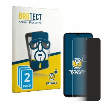 Parte frontal de un envase de producto con el logotipo de la marca BROTECT. Al lado se muestra el dispositivo Redmi R70m 5G co