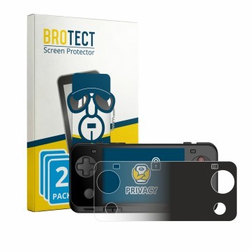 Parte frontale di una confezione del prodotto con il logo del marchio BROTECT. Accanto è raffigurato il dispositivo Ayaneo Poc