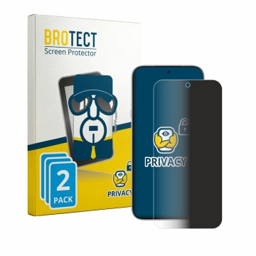 Front side of a product packaging with the brand logo BROTECT. Next to it is the device Infinix Note 60 shown with the corresp