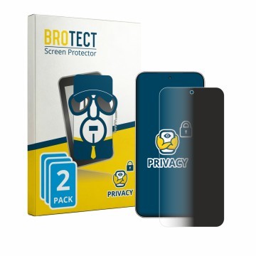 Front side of a product packaging with the brand logo BROTECT. Next to it is the device Xiaomi Redmi K90 Max shown with the co