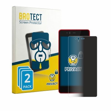 Parte frontale di una confezione del prodotto con il logo del marchio BROTECT. Accanto è raffigurato il dispositivo Fujitsu Ar