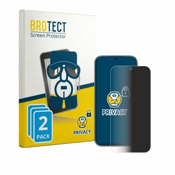 Parte frontale di una confezione del prodotto con il logo del marchio BROTECT. Accanto è raffigurato il dispositivo Honor 600 