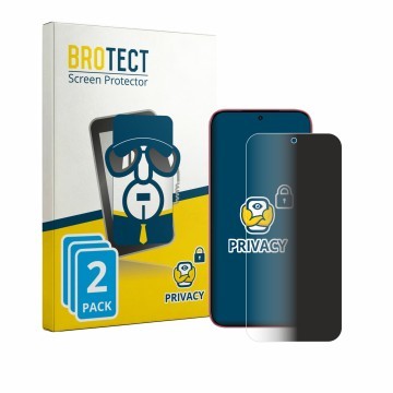Parte frontale di una confezione del prodotto con il logo del marchio BROTECT. Accanto è raffigurato il dispositivo Infinix GT