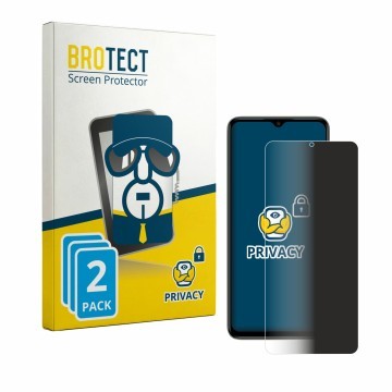 Vorderseite einer Produktverpackung mit dem Markenlogo BROTECT. Daneben ist das Gerät Itel Zeno 100 mit dem zugehörigen Displa